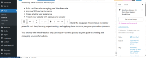 Wordpress Glossary